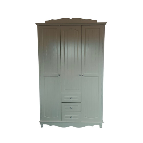 JX-801-3 3 DOORS WARDROBE, WHITE